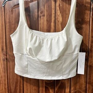 Elegant White Crop Top